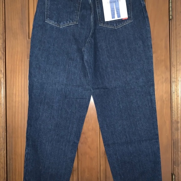 VINTAGE LA BLUES WOMEN SIZE 14 PETITE CLASSIC FIT JEANS - Picture 2 of 5